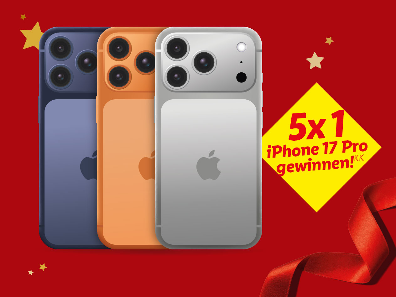 5x 1 iPhone 17 Pro gewinnen! (KK)